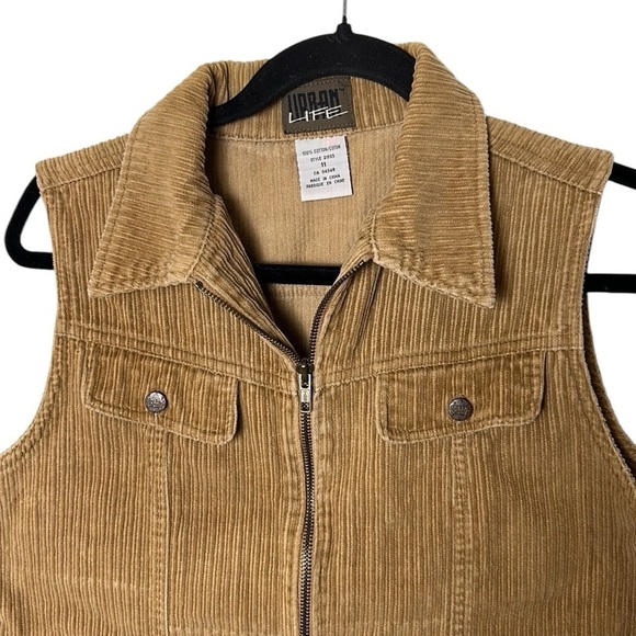 Y2K  70 s thick corduroy neutral tan dress,size 11, retro,boho,lagenlook,preppy - Picture 2 of 12